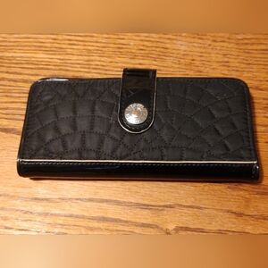 Vera Bradley Black Quilted Wallet